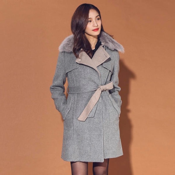 ROEM handmade TRENCH COAT, S, Grey - Picture 4 of 16